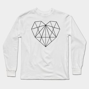 Geometric heart Long Sleeve T-Shirt